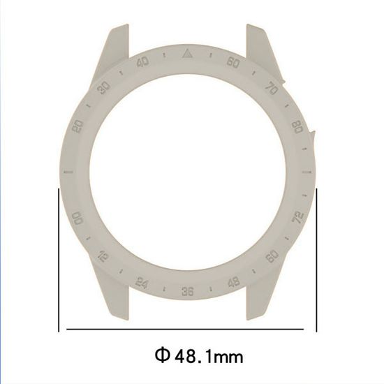 Защитный бампер чехол для часов Garmin MARQ Gen 2 Adventurer Athlete Aviator Captain Golfer материал TPU (Светло-бежевый)