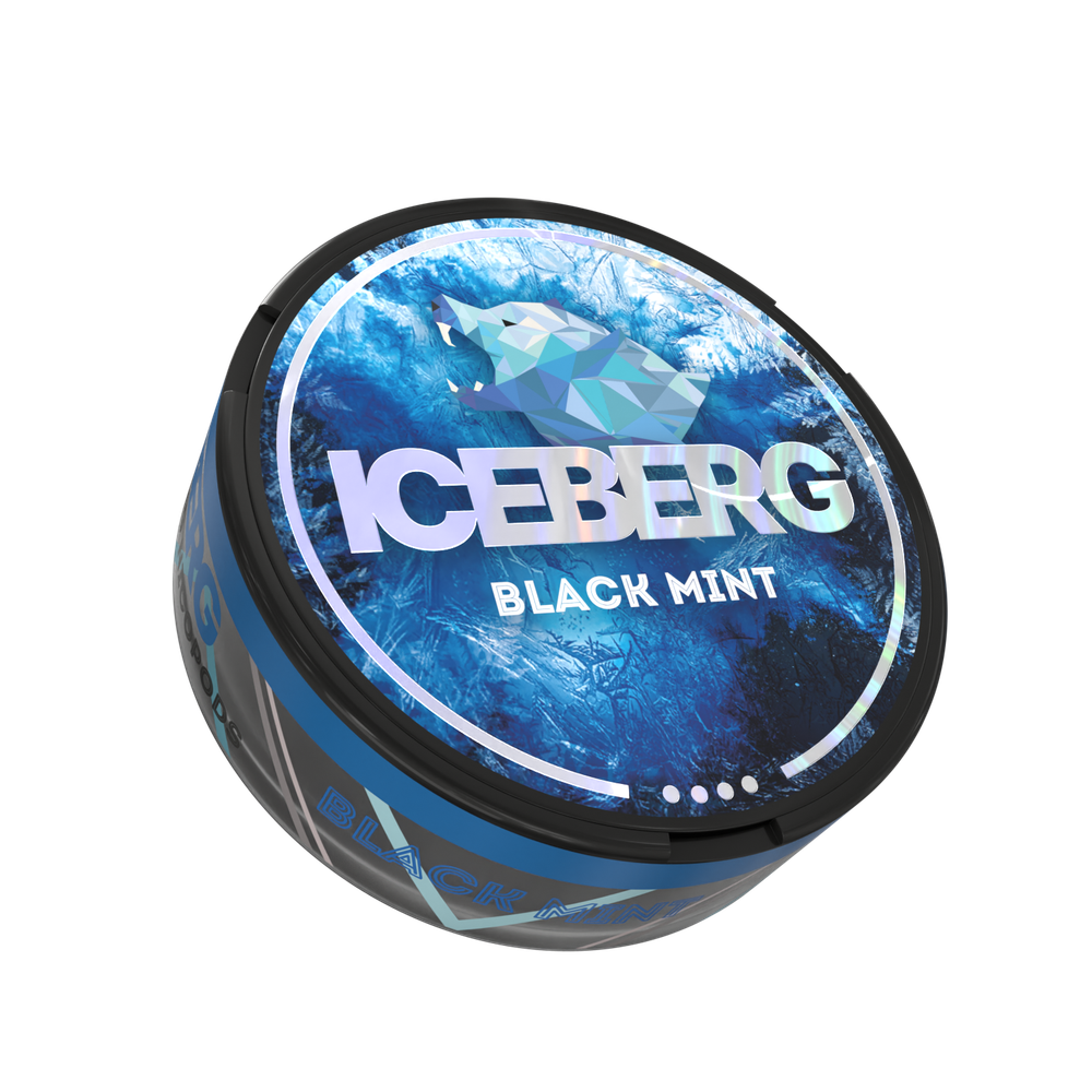 ICEBERG BLACK MINT (75 МГ) - ТЕРПКАЯ МЯТА