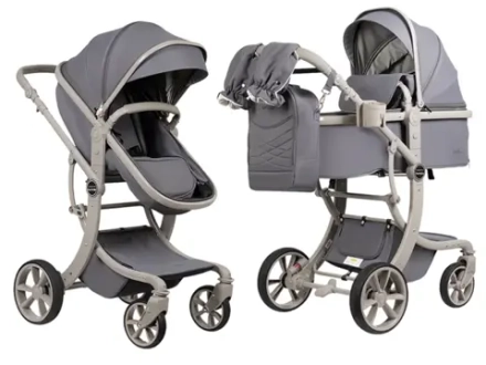 Коляска трансформер Aimile Adventurer ткань серый Артикул: ADV-8