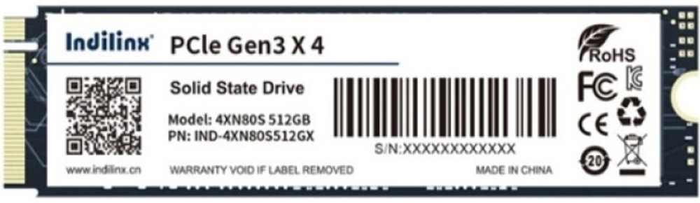 Накопитель SSD M.2 2280 INDILINX IND-4XN80S512GX 512 ГБ