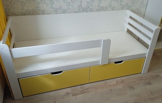 белый / желтый реальное фото