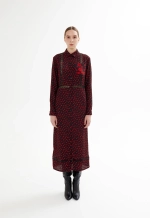 Платье «Красная роза», черный