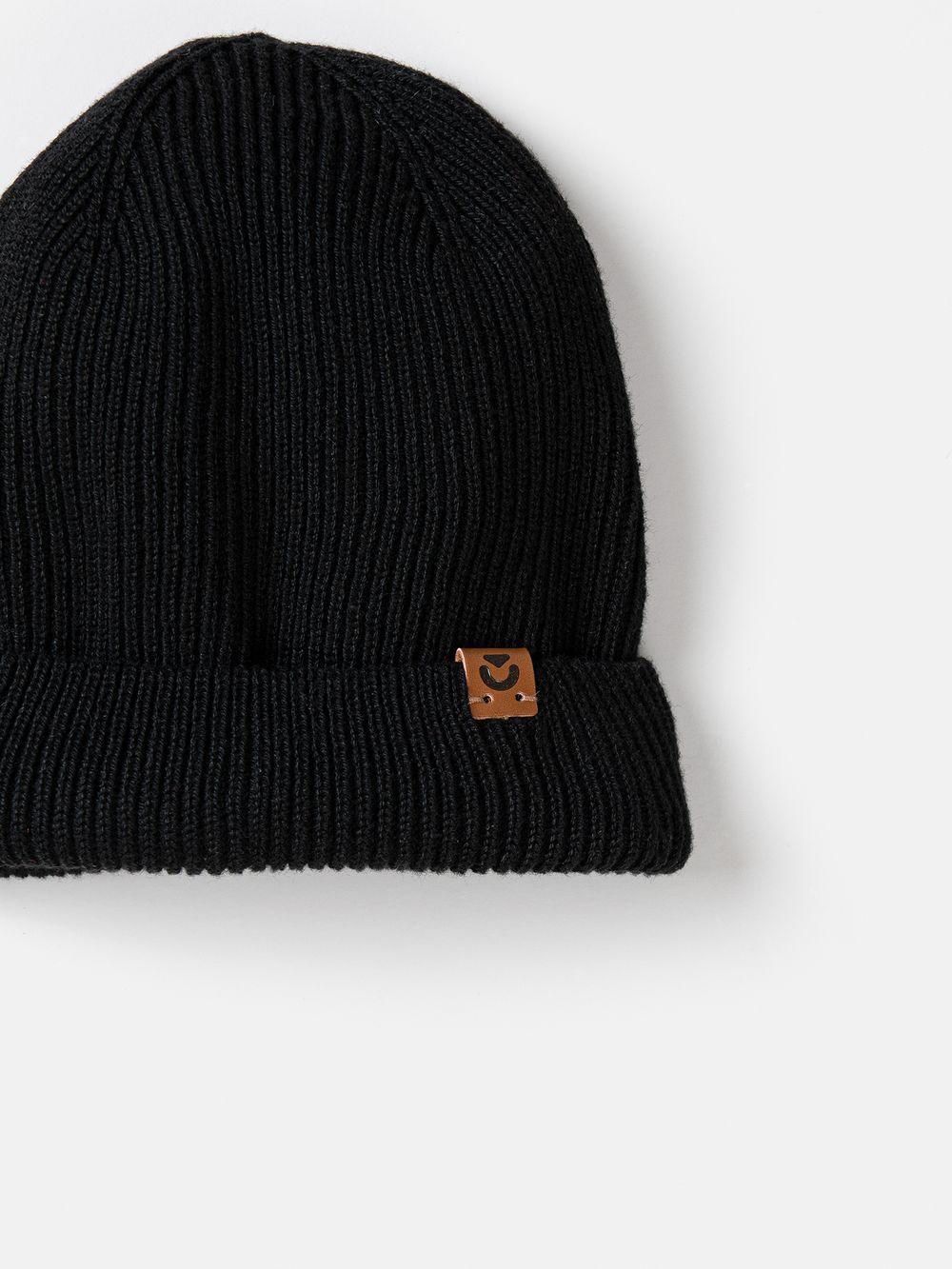 Шапка бини хлопковая "Уголь" 7+
