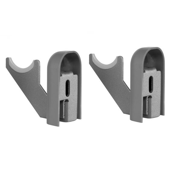 Комплект настенных регулируемых кронштейнов Royal Thermo Design 100, серебристые купить в Москве и Московской области по низкой цене с доставкой по России — (2) Комплект настенных регулируемых кронштейнов Royal Thermo Design 100, серебристые — (2)