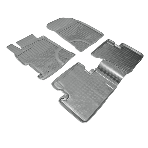 Ковры в салон Norplast/Unidec для Honda Civic IX в кузове EU 11 (2012-), Серый, 4 двери, арт.NPA11-C30-120-G