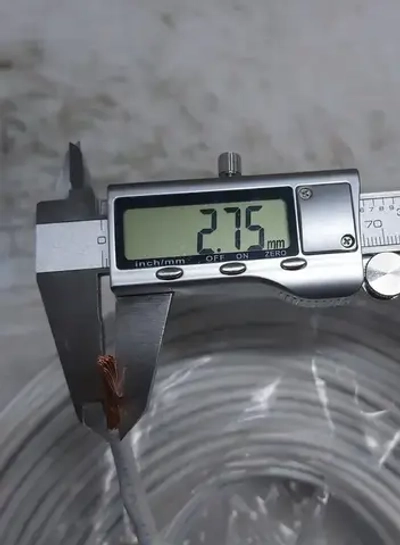 Провод электрический ПуГВнг(А)-LS ( ПВ-3 ) ГОСТ Белый 1 х 6 ЦВЕТЛИТ - 2м