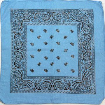 Бандана бирюзовая с капельками (019)