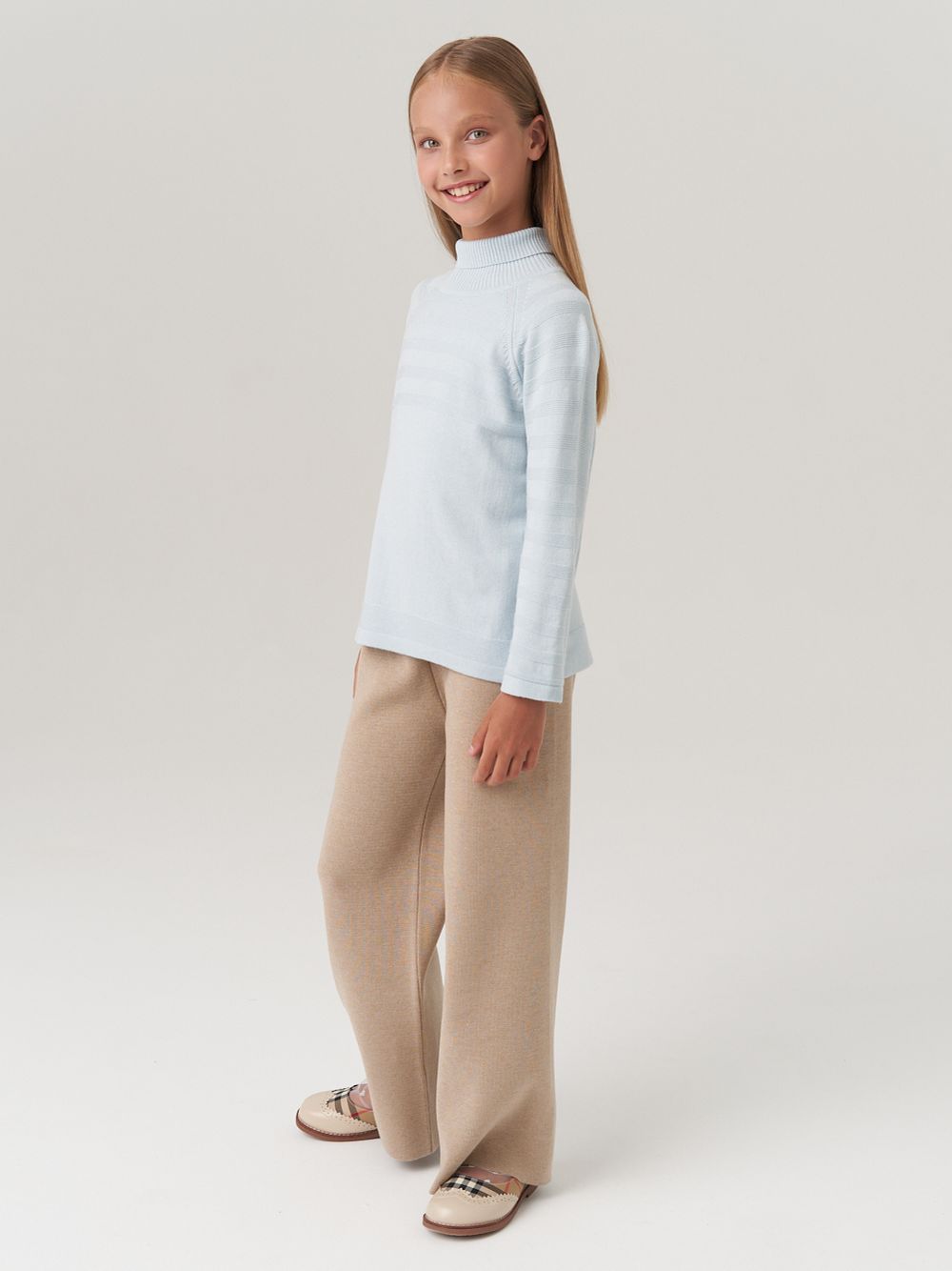 Водолазка в школу для девочки AT743  голубой