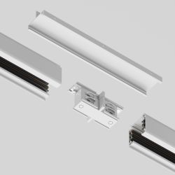 Коннектор прямой для 3-фазного шинопровода Maytoni Trinity Accessorises TRA005CI-31W