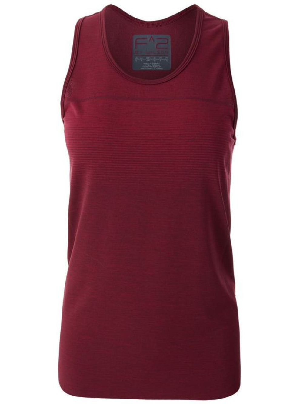 Женский топ теннисный Wilson W F2 Seamless Tank - красный