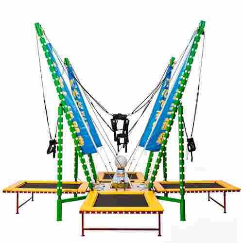 Банджи-батут «Скай-джамп», 4-местный, 6×6×4,5 м