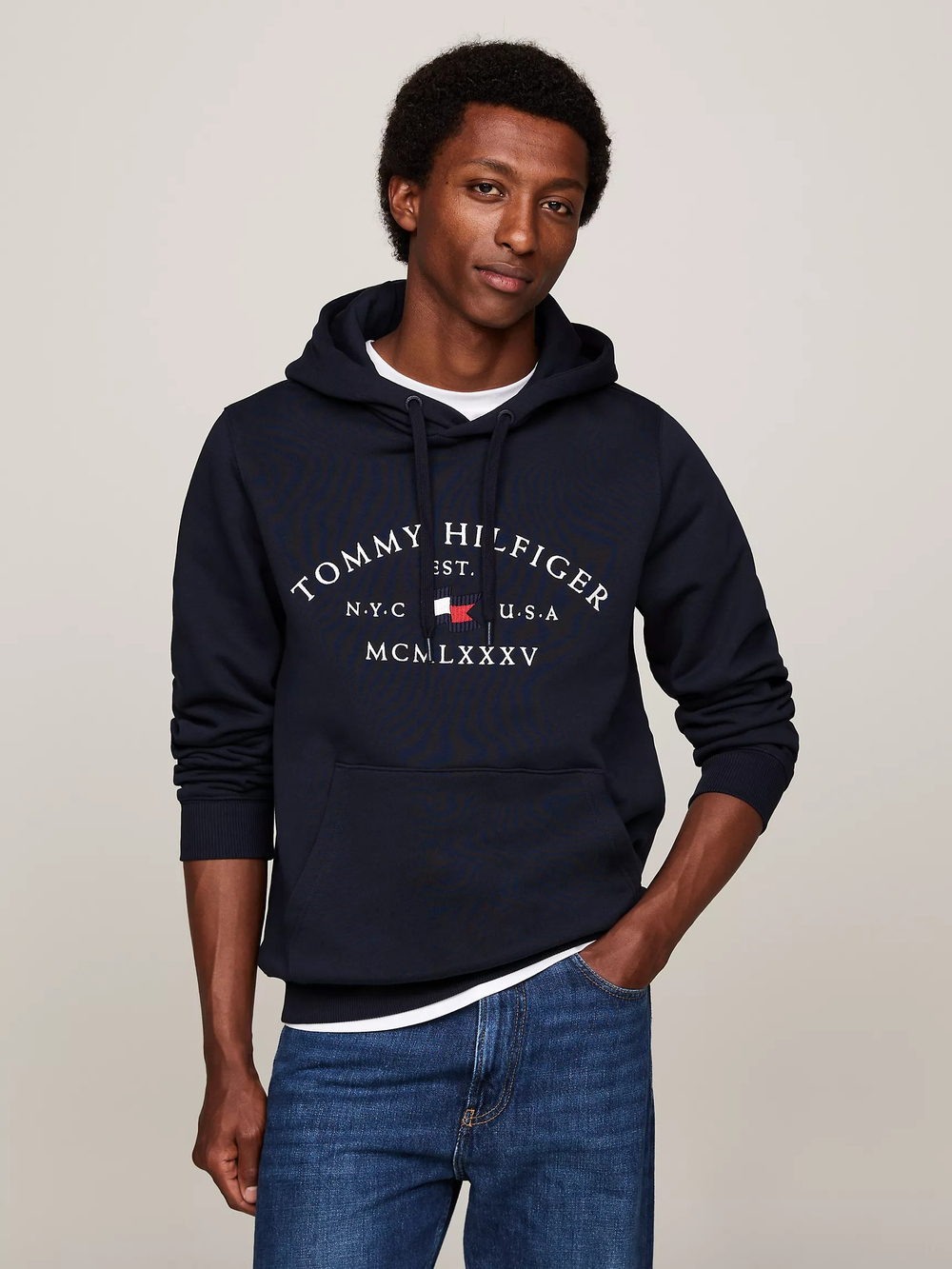 Толстовка мужская TOMMY HILFIGER NAUTICAL ARCH HOODY