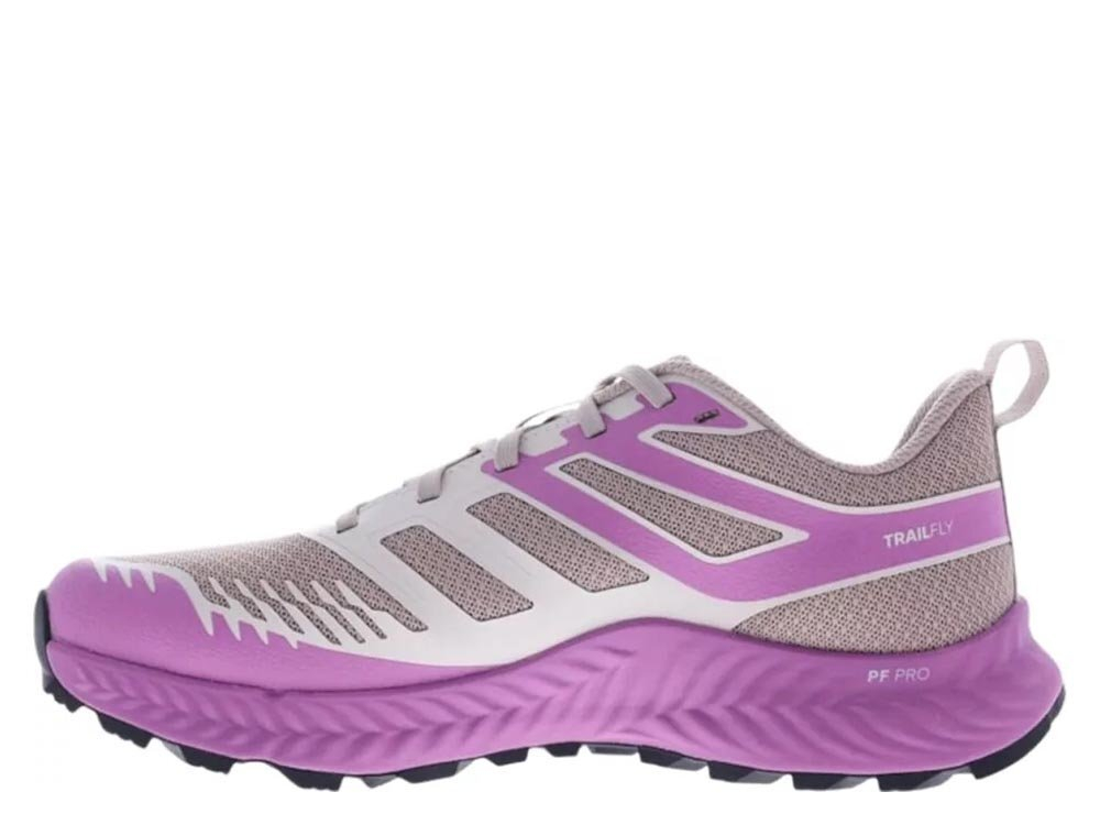 Кроссовки для бега женские Inov-8 Trailfly W Серо-Фиолетовые