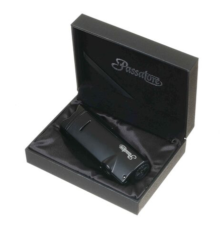 Зажигалка сигарная Passatore тройное пламя, черная 234-567