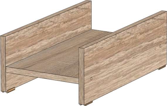 Подсистемник Стандарт Про дуб сонома