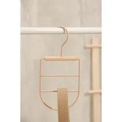 Вешалка для ремней и шарфов SAVANNA Wood, 11,3×24×1,1 см, цвет розовый