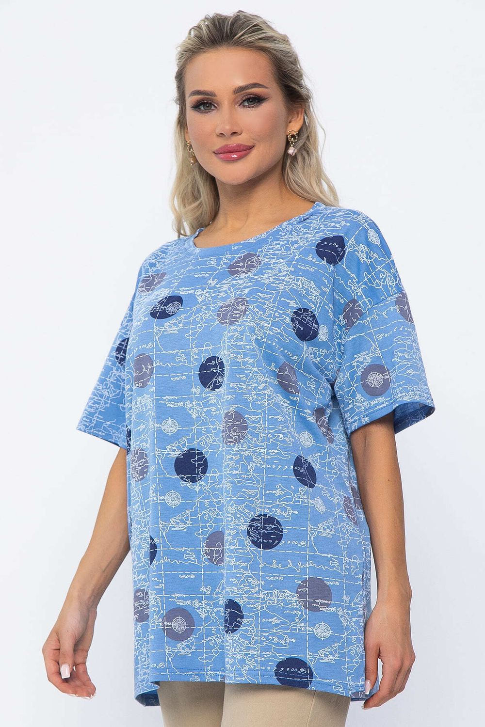 Блуза Тори (джинс) Б13518-20М LT Collection