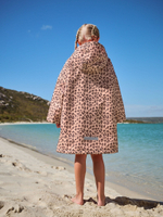 Плащ водонепроницаемый с флисовой подкладкой для девочки Next E25-226, Коричневый, Бежевый, Розовый