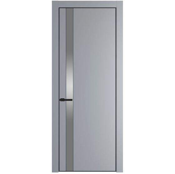 Profil Doors 18PA смоки профиль чёрный матовый стекло серебро матлак