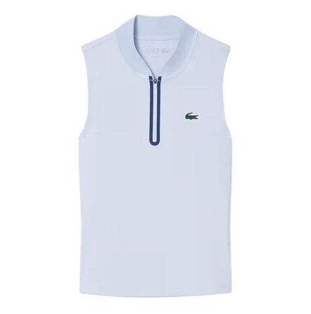 Женское поло Lacoste Sleeveless Ultra Dry Stretch Tennis - light blue