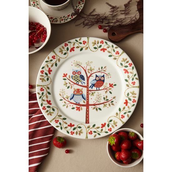Тарелка owl из коллекции birds of paradise, D28 см