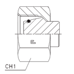 Заглушка VP DL/DS10 (с гайкой и o-ring)