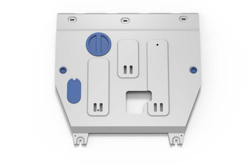 Защита картера и КПП Rival для Москвич 3 2022-н.в./JAC JS4 2022-н.в., алюминий 3 мм, с крепежом, штампованная, 333.9212.1