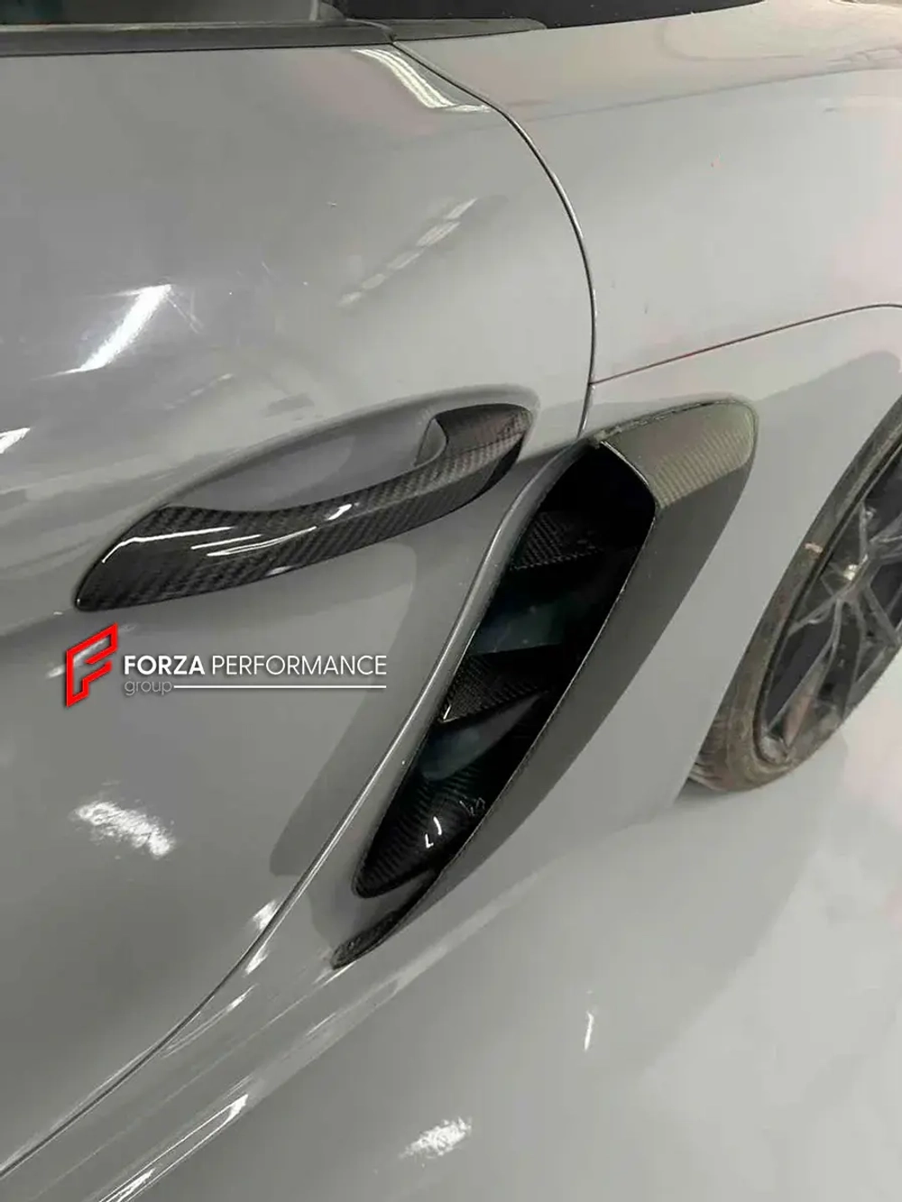 Карбоновые ручки дверей для Porsche 718 982 2016+ Порше