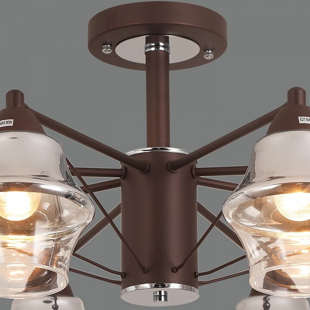 Люстра на штанге ILLUMICO  IL1303-8CPA-19 CF CR