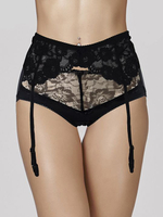 Кружевной пояс для чулок (Размер: S-M-L) (Цвет: красный)