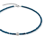 Колье Coeur de Lion Blue-Silver 3045/10-0717