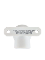 Угольник комбинированный с креплением PPR внутренняя резьба 20х 1/2,  белый, РТП (75/25)