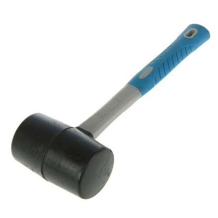 Киянка резиновая, фиберглассовая рукоятка 910г