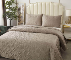 Покрывало 230х250 и 2 наволочки 50х70 Sofi De MarkO Себастьян Беж