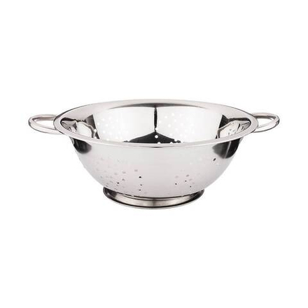ДУРШЛАГ AGNESS НА НОЖКЕ С РУЧКАМИ, 24 СМ. БЕЗ УПАКОВКИ (КОР=36ШТ.)
