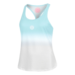 Женская теннисная майка BIDI BADU Crew Gradiant Tank Top Women - Turquoise, White