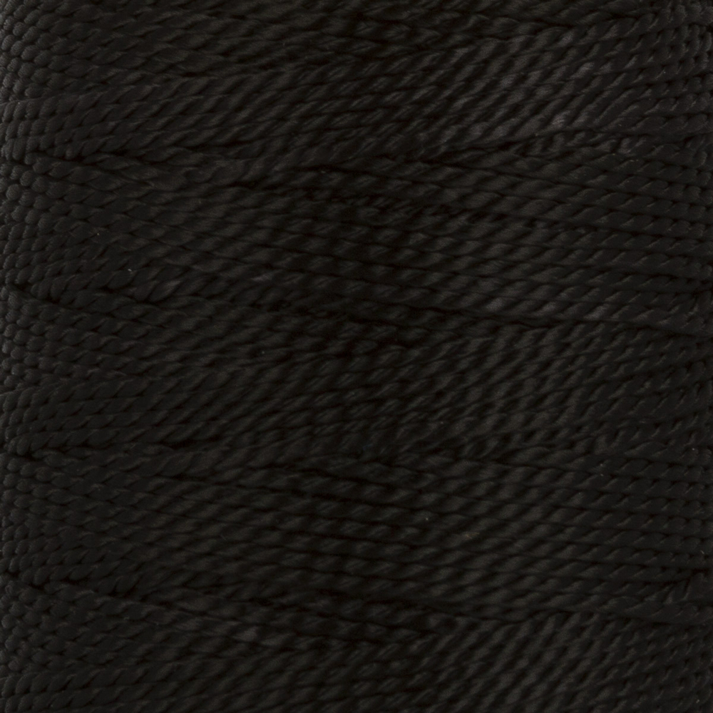 Швейные нитки (полиэстер)  1500D/2   "Gamma"  / "Micron" обувные ,45.7 м,черный