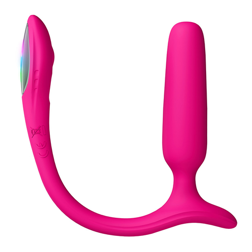 Розовый анальная виброброка с клиторальной стимуляцией и управлением через приложение Lovense Lush Anal Vibrator Pink