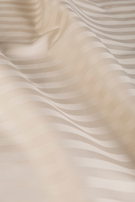 UTOPIA Пододеяльник, сатин бежевый страйп