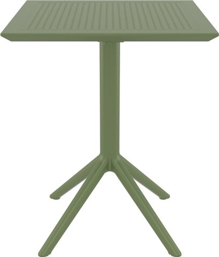 Стол пластиковый складной Siesta Contract Sky Folding Table 60, оливковый