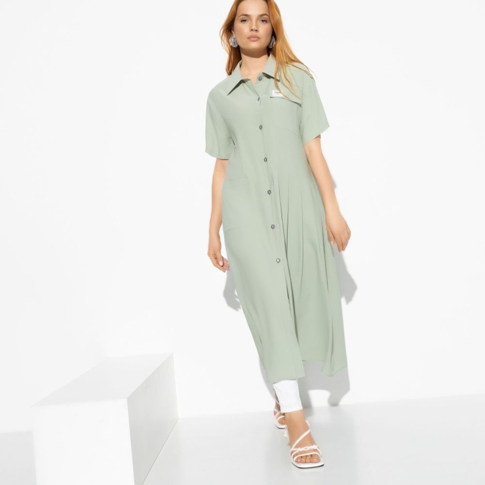 Платье-рубашка Предвосхищаю тренды Charutti (Акция)