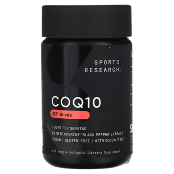 Sports Research Coenzyme Q10 Коэнзим Ку10 100mg 120 капсул
