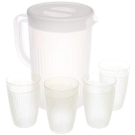 Кувшин пластиковый 2л «Прохлада» в наборе с 4-мя стаканами 200мл