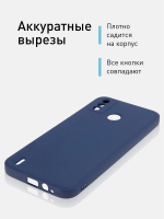 Чехол ROSCO для Tecno Spark 6 Go оптом (арт. TCN-S6GO-COLOURFUL-BLUE)