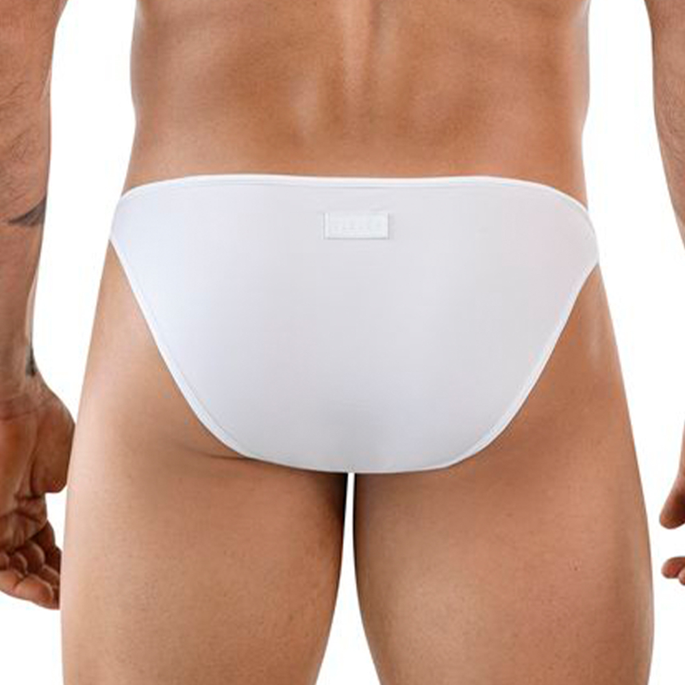 Мужские трусы слипы белые Clever Moda OOMPH BRIEF 186501