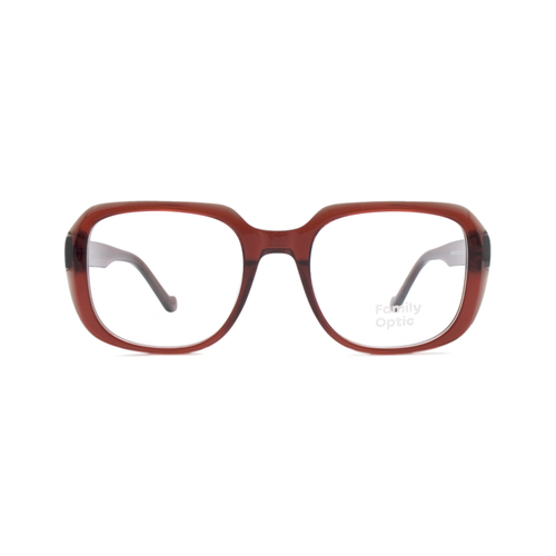 Оправа квадрат Family Optic WD1490 C4 прозрачно-бордовая