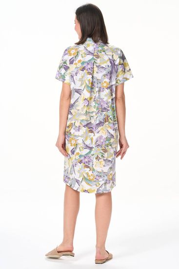 Платье-рубашка женское N2090-F11,мультиколор