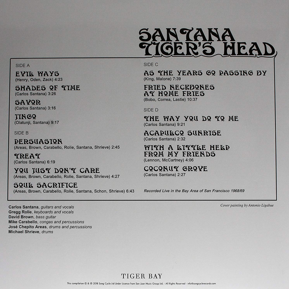 Santana / Tiger's Head (Coloured Vinyl)(2LP+CD)