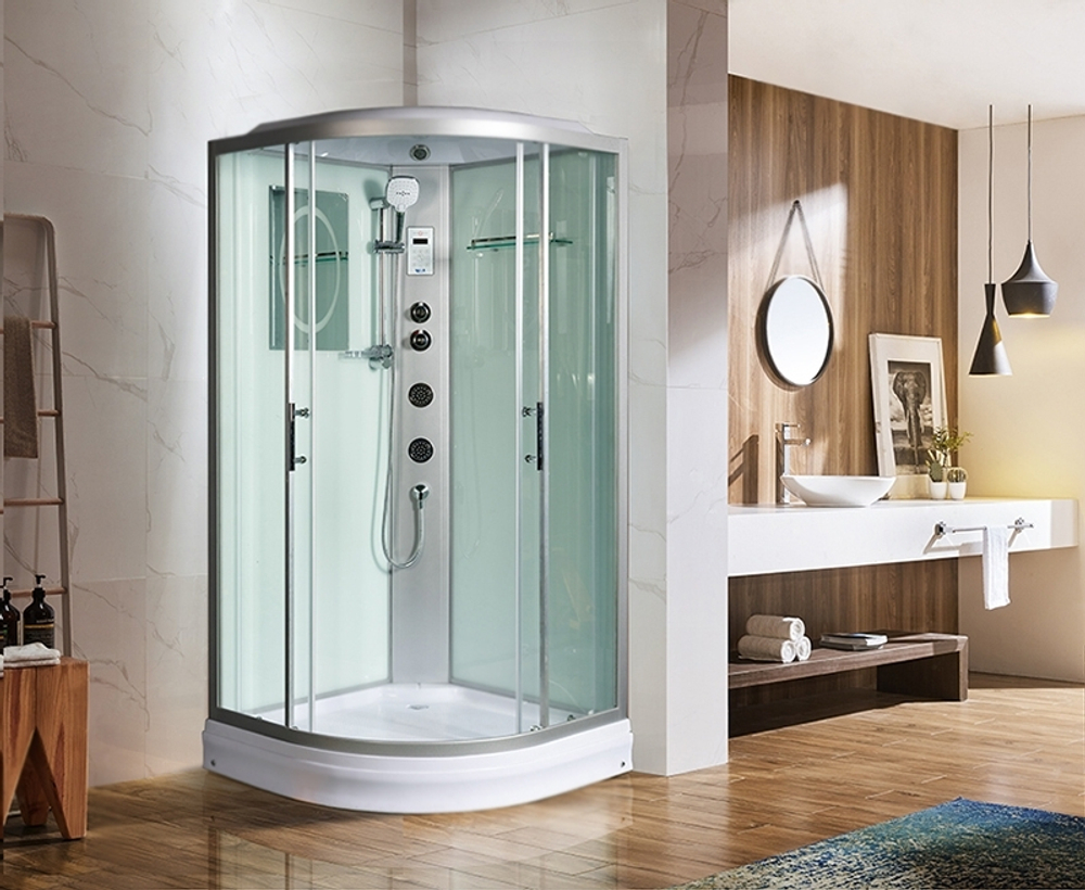 Душевая кабина WeltWasser WW500 Werra 804 80x80 10000003231 профиль Хром стекло прозрачное