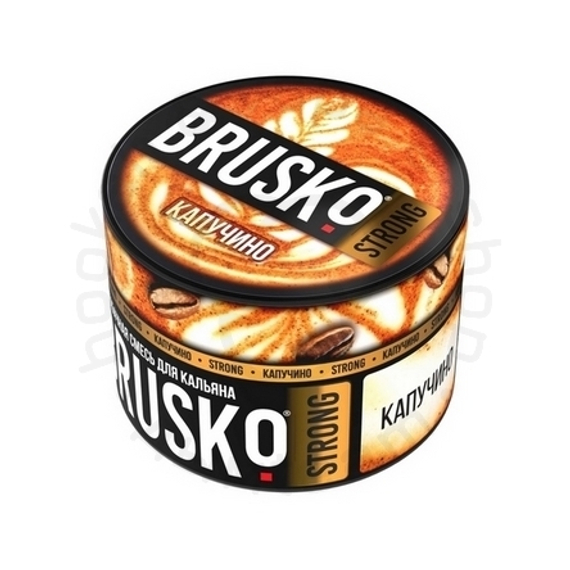 Бестабачная смесь для кальяна BRUSKO, 50 г, Капучино, Strong